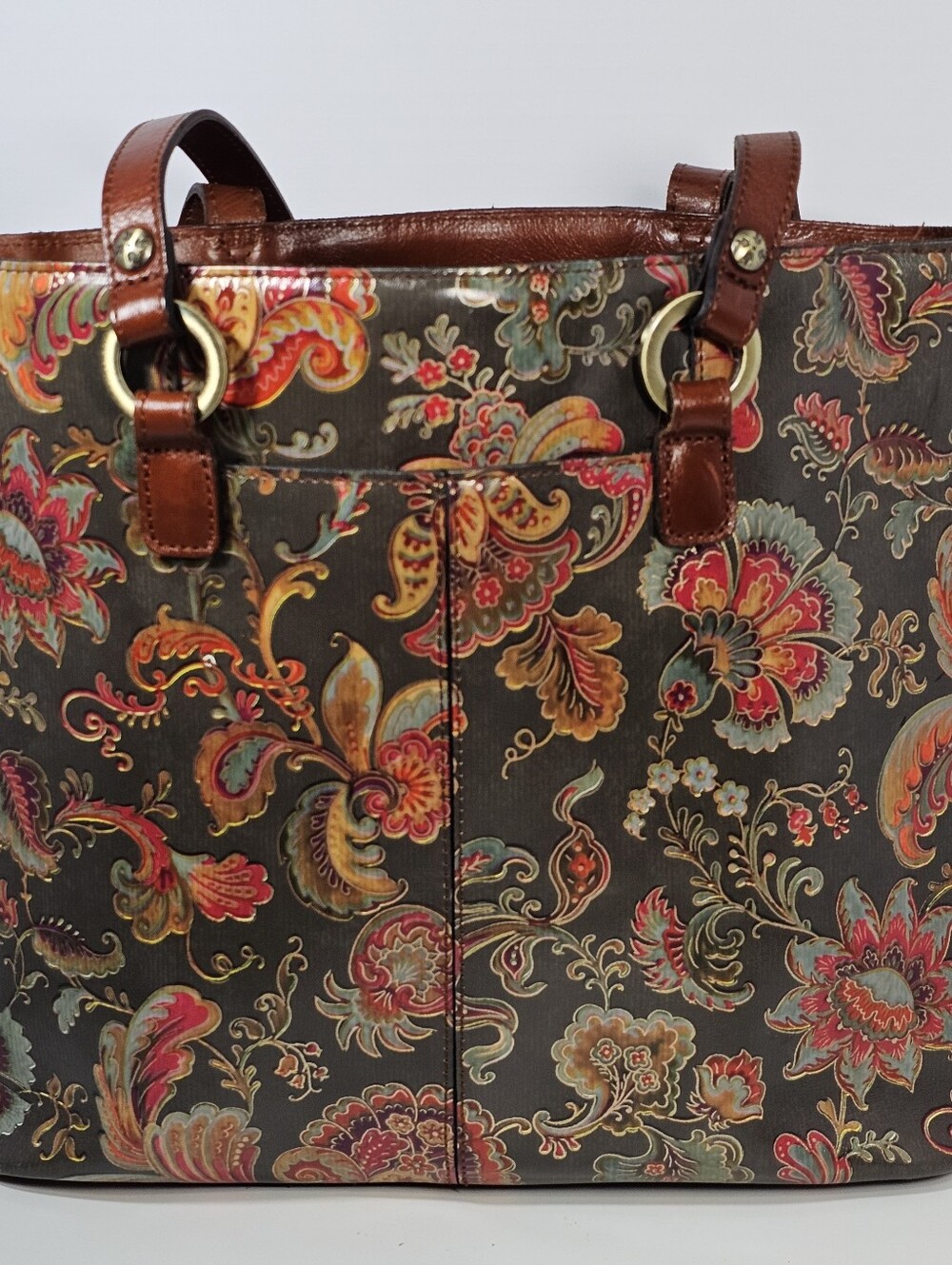 Patricia Nash Luna Tote - Vintage Italian Floral Paisley